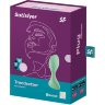 Зеленая анальная втулка с вибрацией Satisfyer Trendsetter