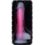 Прозрачно-розовый фаллоимитатор, светящийся в темноте, Clark Glow - 22 см.  Цена 4 820 руб. - Прозрачно-розовый фаллоимитатор, светящийся в темноте, Clark Glow - 22 см.