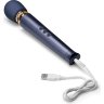 Cиний вибратор Le Wand Petite Rechargeable Vibrating Massager - 25 см.