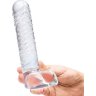Прозрачный фаллоимитатор 8 Realistic Ribbed Glass Dildo - 20,3 см.
