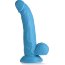 Голубой фаллоимитатор на присоске 7.5 Dildo with Balls - 21,5 см.  Цена 3 516 руб. - Голубой фаллоимитатор на присоске 7.5 Dildo with Balls - 21,5 см.
