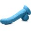 Голубой фаллоимитатор на присоске 7.5 Dildo with Balls - 21,5 см.  Цена 3 516 руб. - Голубой фаллоимитатор на присоске 7.5 Dildo with Balls - 21,5 см.