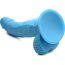 Голубой фаллоимитатор на присоске 7.5 Dildo with Balls - 21,5 см.  Цена 3 516 руб. - Голубой фаллоимитатор на присоске 7.5 Dildo with Balls - 21,5 см.