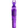 Фиолетовый клиторальный стимулятор-ракета с мишкой GOOD VIBES BEAR VIBRATOR