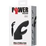 Черная насадкая для wand-вибратора - 10,5 см.