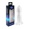 Закрытая прозрачная насадка Crystal sleeve - 12 см.