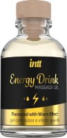 Массажный гель с согревающим эффектом Energy Drink - 30 мл.