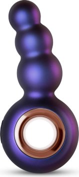 Фиолетовая анальная вибропробка Outer Space в виде елочки - 13,2 см.