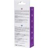 Фиолетовый силиконовый вагинальный шарик A-Toys с ушками