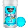 Лубрикант на масляной основе Hot Ball Plus с охлаждающим эффектом (2 шарика по 3 гр.)
