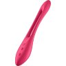 Красный многофункциональный вибратор для пар Satisfyer Elastic Joy