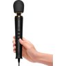 Черный проводной вибратор Le Wand Petite Vibrating Massager - 25 см.