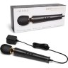 Черный проводной вибратор Le Wand Petite Vibrating Massager - 25 см.