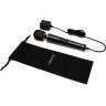 Черный проводной вибратор Le Wand Petite Vibrating Massager - 25 см.