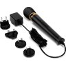 Черный проводной вибратор Le Wand Petite Vibrating Massager - 25 см.