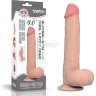 Телесный фаллоимитатор Sliding Skin Dual-Layered 9.0 - 23 см.