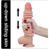 Телесный фаллоимитатор Sliding Skin Dual-Layered 9.0 - 23 см.