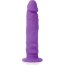 Фиолетовый реалистичный фаллоимитатор на присоске - 12 см.  Цена 944 руб. - Фиолетовый реалистичный фаллоимитатор на присоске - 12 см.