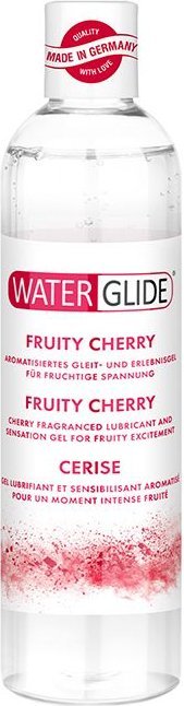 Лубрикант на водной основе с ароматом вишни FRUITY CHERRY - 300 мл.