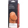 Телесная закрытая насадка с венками Cock Sleeve Size L - 17,6 см.