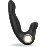 Черный вибромассажер Shake Ring - 16,8 см.