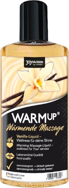 Массажное масло с ароматом ванили WARMup vanilla - 150 мл.