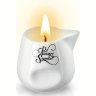 Массажная свеча с ароматом ванили Bougie Massage Gourmande Vanille - 80 мл.