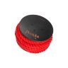 Красная веревка для шибари на катушке - 5 м.