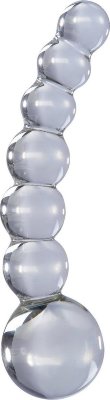Прозрачный стеклянный стимулятор Icicles №66 - 12 см.  Цена 4 716 руб. Длина: 12 см. Диаметр: 3.5 см. Элегантная, высококлассная и изготовленная с удивительным вниманием к деталям, эта роскошная линия стеклянных массажеров заставит вас затаить дыхание. Каждая стеклянная игрушка идеально гладкая. Гипоаллергенное стекло является непористым и безопасным для тела материалом, и при правильном уходе оно рассчитано на всю жизнь. Подержите ее под теплой водой, чтобы разогреть, или опустите под холодную воду для ощущения прохлады. Используйте с большим количеством лубриканта. Страна: Китай. Материал: стекло.