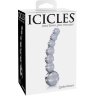 Прозрачный стеклянный стимулятор Icicles №66 - 12 см.