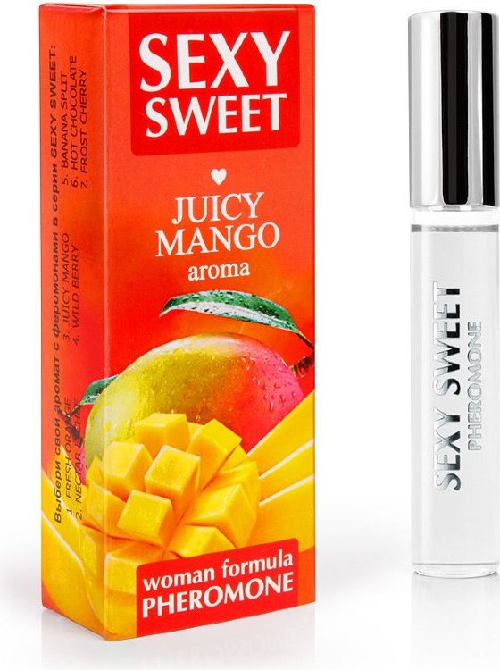 Парфюм для тела с феромонами Sexy Sweet с ароматом манго - 10 мл.