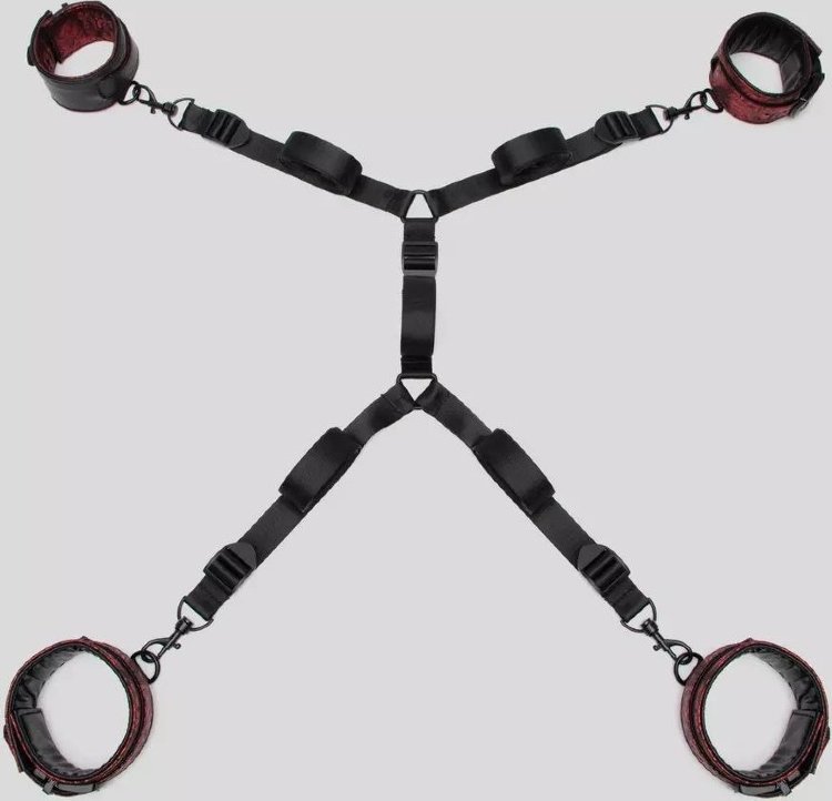 Изысканный набор фиксаций на кровати Reversible Under Mattress Restraint Set