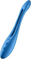 Синий многофункциональный вибратор для пар Satisfyer Elastic Game