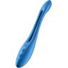 Синий многофункциональный вибратор для пар Satisfyer Elastic Game