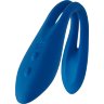 Синий многофункциональный вибратор для пар Satisfyer Elastic Game