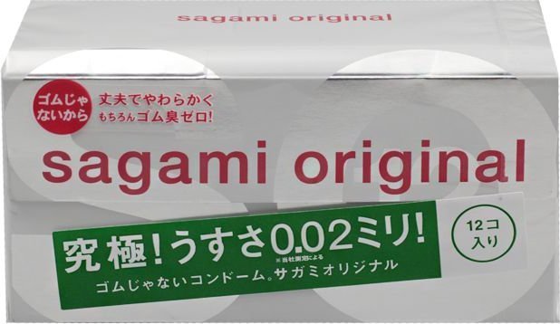 Ультратонкие презервативы Sagami Original 0.02 - 12 шт.