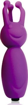 Фиолетовый фантазийный клиторальный стимулятор - 8,5 см.