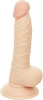 Телесный фаллоимитатор на присоске G-GIRL STYLE 7INCH DONG - 17,8 см.