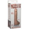 Телесный фаллоимитатор с имитацией семяизвержения Bust It Squirting Realistic Cock - 23,36 см.