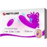 Лиловая клиторальная бабочка с вагинальным виброотростком Katherine