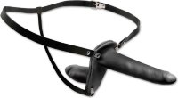 Женский страпон с вагинальной пробкой Double Penetrix Strap-on - 15 см.