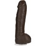 Коричневый фаллоимитатор BAM Huge 13 Realistic Cock - 31 см.