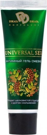 Интимный лубрикант на водной основе UNIVERSAL SEX - 30 мл.