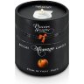 Массажная свеча с ароматом персика Bougie Massage Gourmande Pêche - 80 мл.
