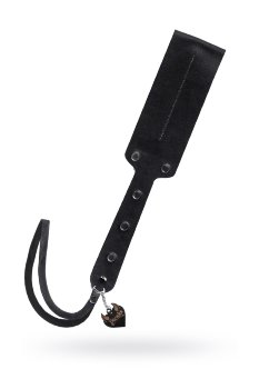 Черный кожаный пэддл - 32 см.