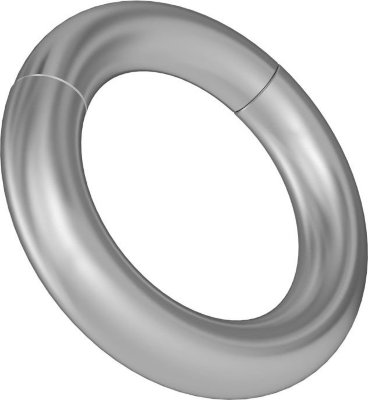 Серебристое магнитное кольцо-утяжелитель  Цена 4 888 руб. Диаметр: 4 см. Гладкое стальное кольцо из двух половин соединяются при помощи магнитов. Закрепите кольцо на мошонке у основания фаллоса, приятная тянущая боль будет сопровождать каждое ваше движение, будь то прелюдия или непосредственно интимная близость. Во время секса такое кольцо играет роль не только дополнительного стимулятора, дарящего новые ощущения - но и смело можете рассчитывать на пролонгирующий эффект. Так как кольцо будет оттягивать яички, а это неизменно приводит к задержке семяизвержения и продолжительному половому акту ведущему к бурному и томному оргазму. Вес - 95 грамм. Страна: Китай. Материал: металл.