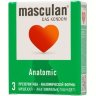Презервативы анатомической формы Masculan Anatomic - 3 шт.