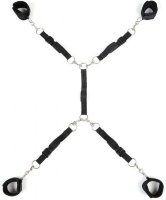 Черный набор фиксаций на кровати Classic Bed Spreader