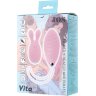 Нежно-розовый набор VITA: вибропуля и вибронасадка на палец