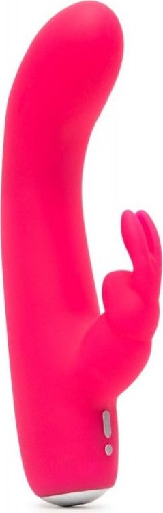 Розовый вибратор-кролик Rechargeable Mini Rabbit Vibrator - 15,2 см.